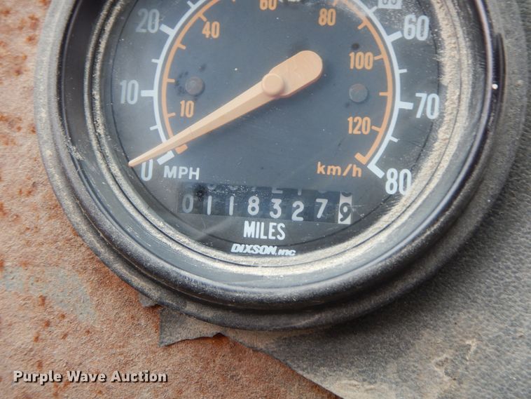 image for item HJ9636 1981 White Volvo RBS  seed tender truck