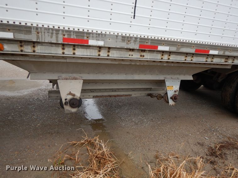 image for item HJ9637 1989 Wilson DWCH-100 double hopper bottom conversion grain trailer