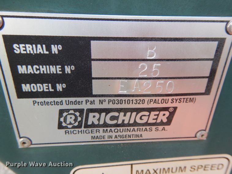 image for item HJ9714 Richiger grain bagger and grain bag unloader