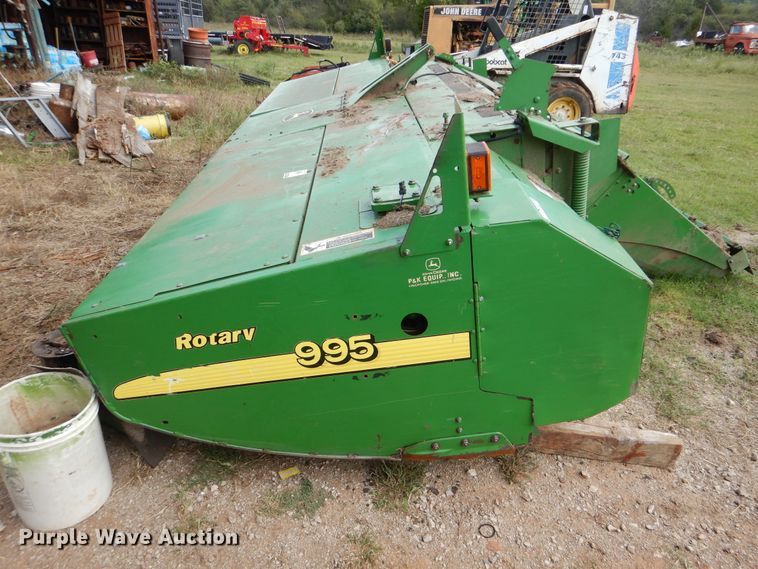 image for item HJ9921 John Deere 995 Rotary disc windrower head