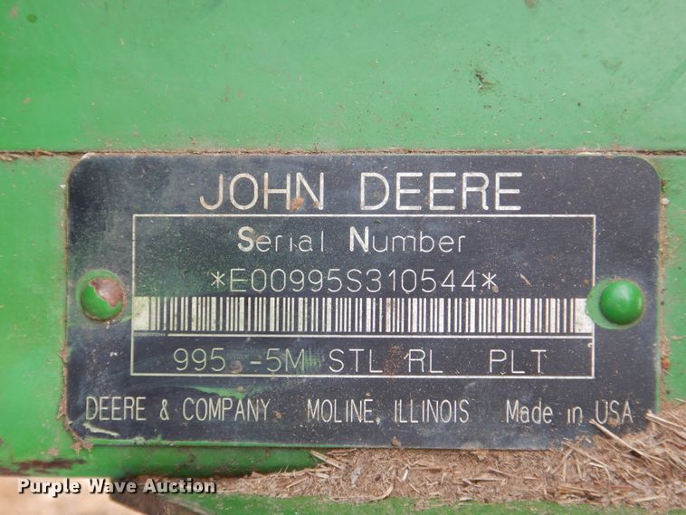 image for item HJ9921 John Deere 995 Rotary disc windrower head
