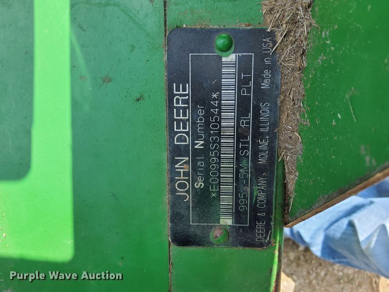 image for item HJ9921 John Deere 995 Rotary disc windrower head