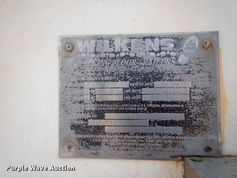 image for item HV9889 1999 Wilkens OK2GA26DCFST live bottom trailer