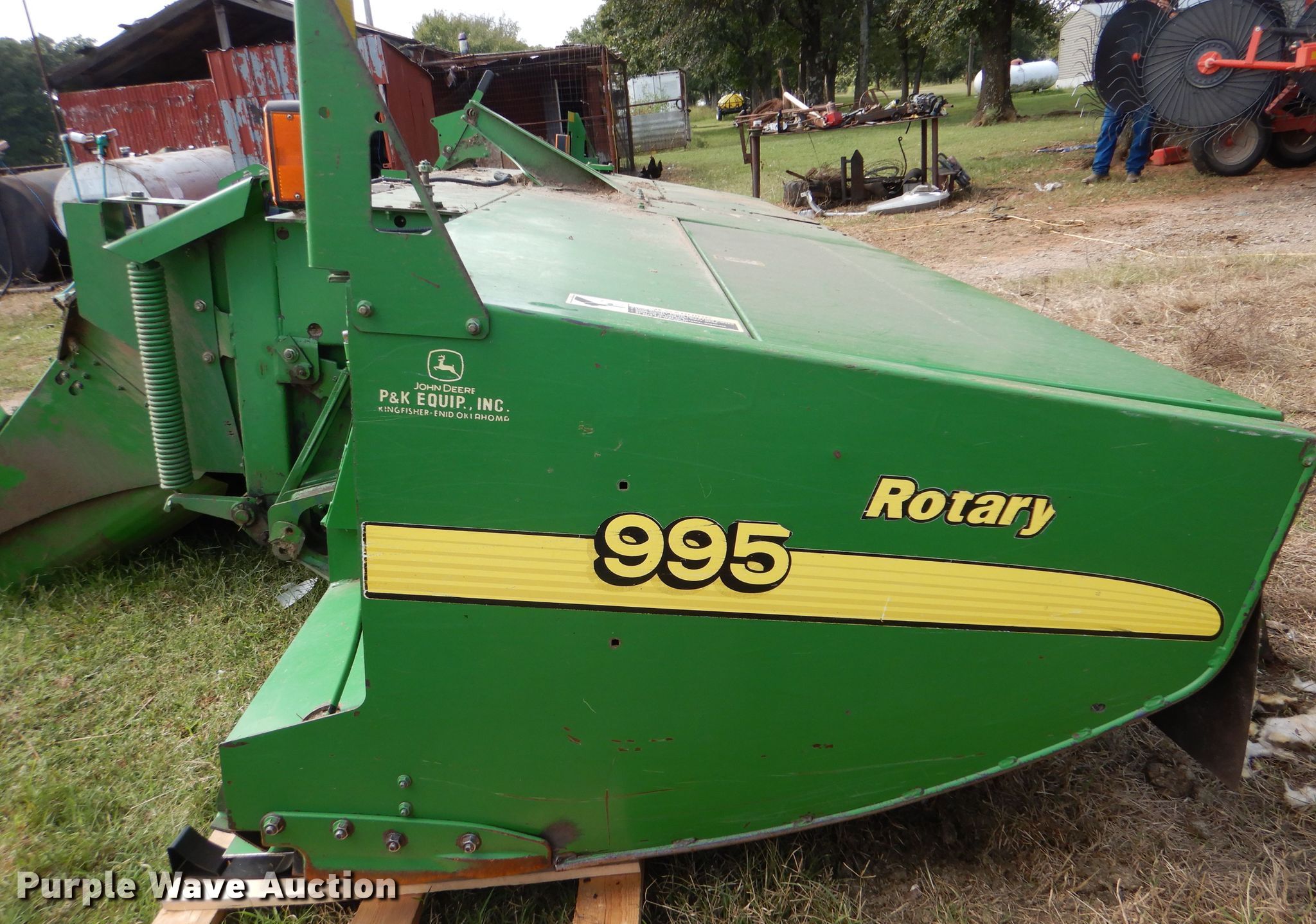 John Deere 995 Rotary disc windrower head in Pawnee, OK Item HJ9921