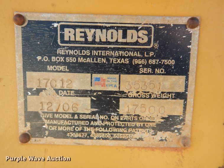 image for item DI0411 2006 Reynolds 17C12  scraper