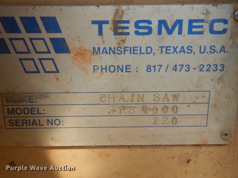 image for item DI0413 1996 Tesmec TRS1000  trencher