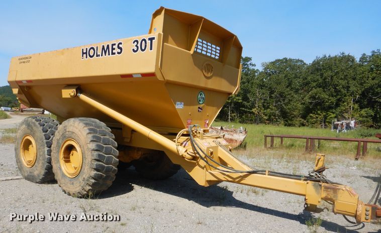 image for item DI0421 Holmes 30T barrel dump trailer