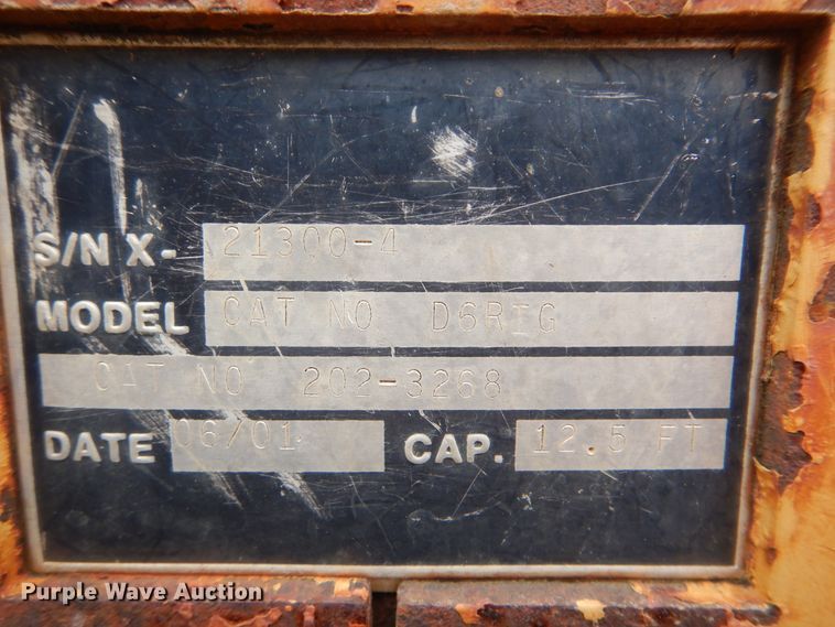 image for item DI0437 2001 Caterpillar D6R XW  dozer