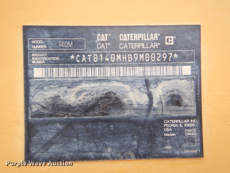 image for item DI0439 2008 Caterpillar 140M  motor grader