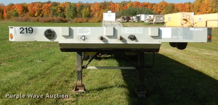 image for item AF9962 2007 Fontaine PAFTW58048WSWI flatbed trailer