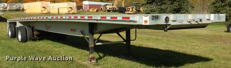 image for item AF9962 2007 Fontaine PAFTW58048WSWI flatbed trailer