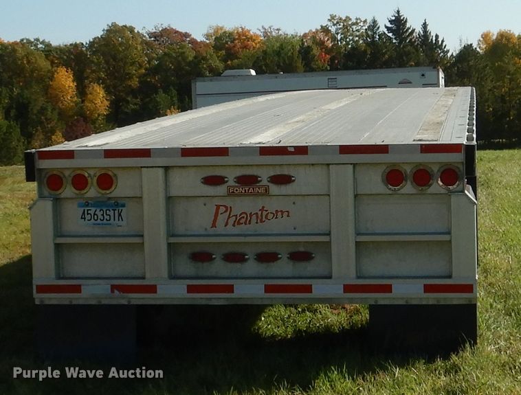 image for item AF9962 2007 Fontaine PAFTW58048WSWI flatbed trailer