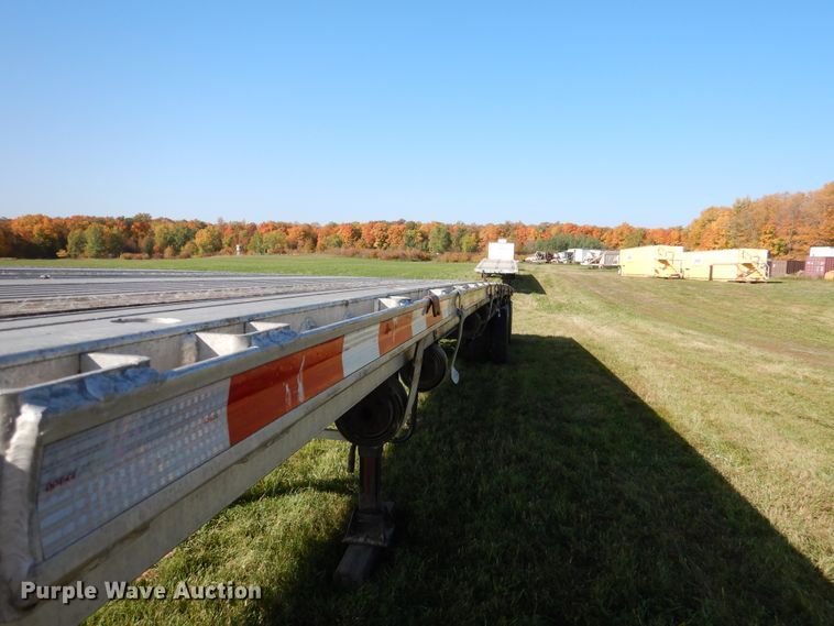 image for item AF9962 2007 Fontaine PAFTW58048WSWI flatbed trailer
