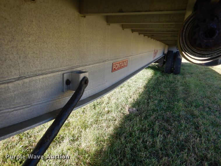image for item AF9962 2007 Fontaine PAFTW58048WSWI flatbed trailer