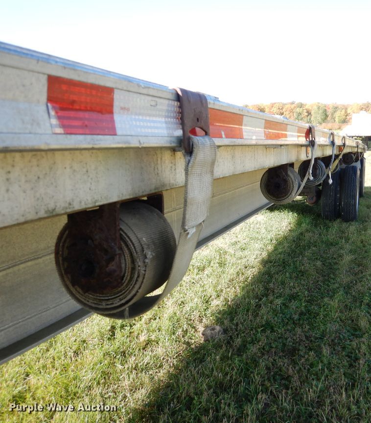image for item AF9962 2007 Fontaine PAFTW58048WSWI flatbed trailer