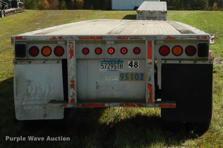 image for item AF9963 1994 Ravens 1448A66 flatbed trailer