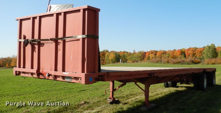 image for item AF9965 1985 Great Dane GPWSAR45 flatbed trailer