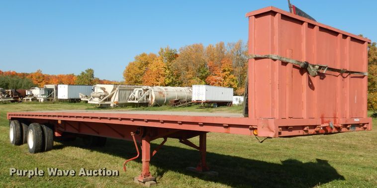 image for item AF9965 1985 Great Dane GPWSAR45 flatbed trailer