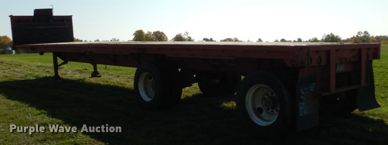 image for item AF9965 1985 Great Dane GPWSAR45 flatbed trailer