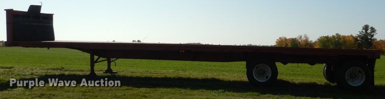 image for item AF9965 1985 Great Dane GPWSAR45 flatbed trailer