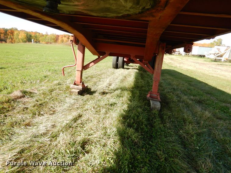 image for item AF9965 1985 Great Dane GPWSAR45 flatbed trailer