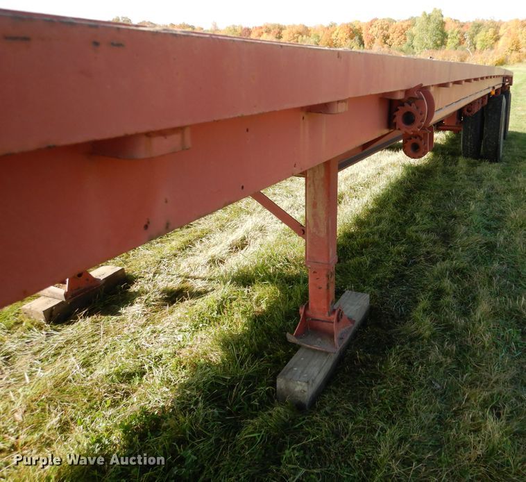 image for item AF9965 1985 Great Dane GPWSAR45 flatbed trailer