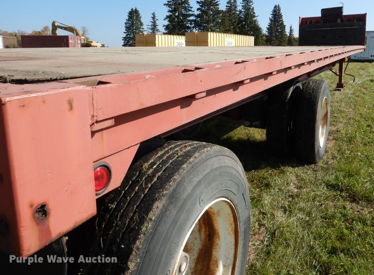 image for item AF9965 1985 Great Dane GPWSAR45 flatbed trailer