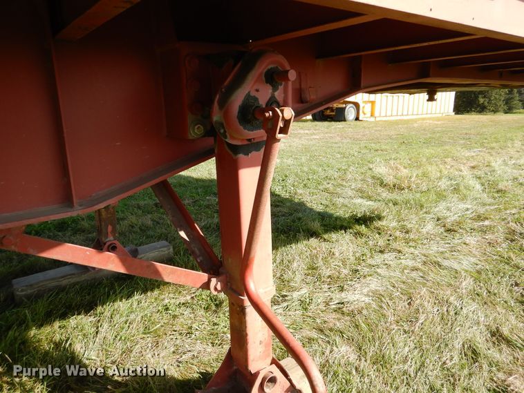 image for item AF9965 1985 Great Dane GPWSAR45 flatbed trailer