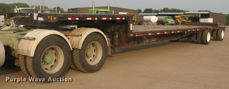image for item DC1449 2001 Fontaine EDFT-6-8048WSAWK drop deck trailer