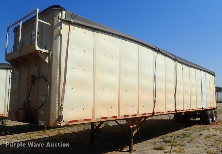 image for item DC1452 2002 Guthrie Wilkens GWFT50 walking floor trailer