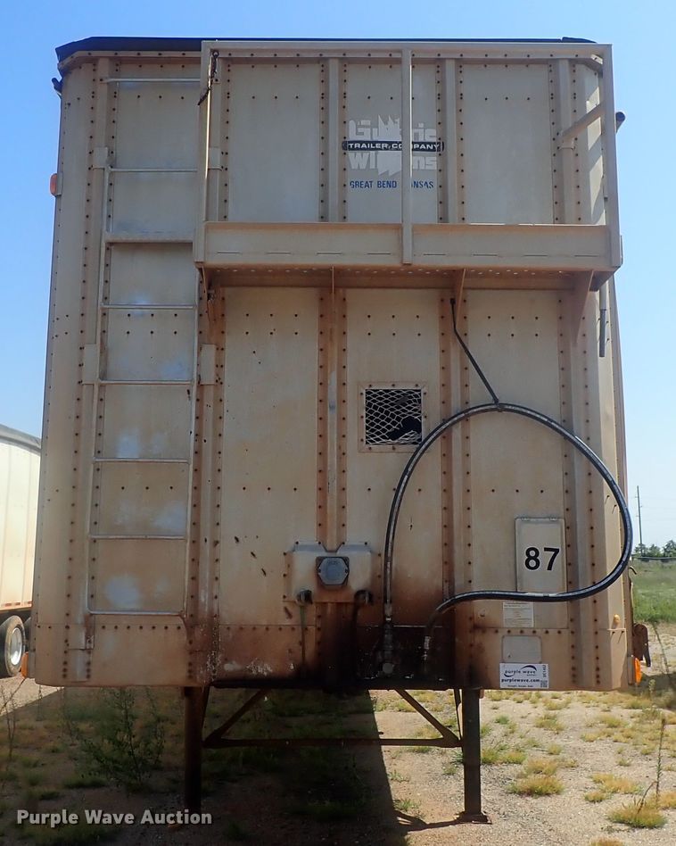 image for item DC1452 2002 Guthrie Wilkens GWFT50 walking floor trailer