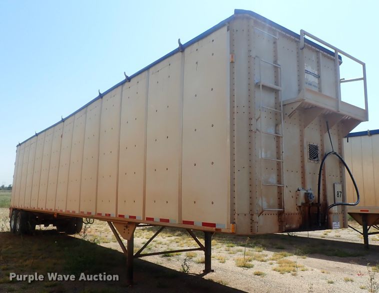 image for item DC1452 2002 Guthrie Wilkens GWFT50 walking floor trailer