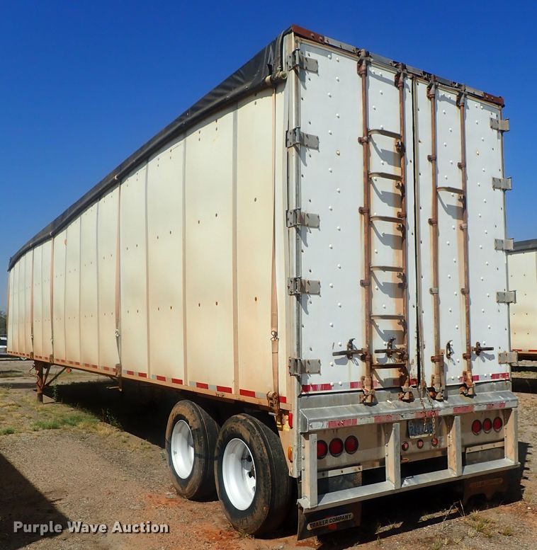 image for item DC1453 2002 Guthrie Wilkens GWFT50 walking floor trailer