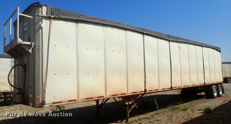 image for item DC1453 2002 Guthrie Wilkens GWFT50 walking floor trailer