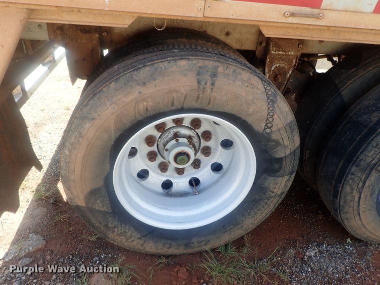 image for item DC1453 2002 Guthrie Wilkens GWFT50 walking floor trailer