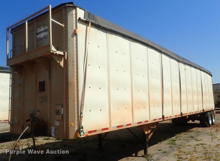 image for item DC1454 2002 Guthrie Wilkens GWFT50 walking floor trailer