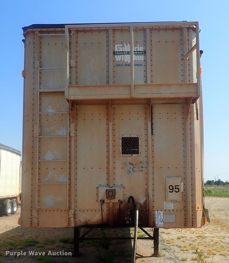 image for item DC1454 2002 Guthrie Wilkens GWFT50 walking floor trailer