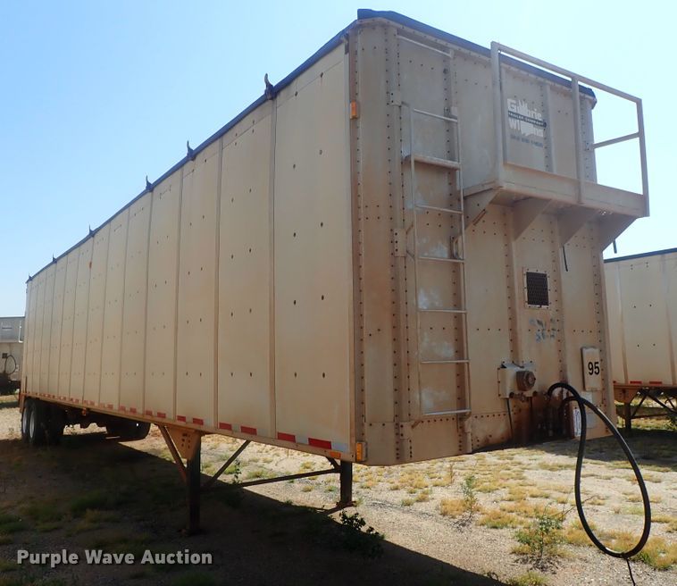 image for item DC1454 2002 Guthrie Wilkens GWFT50 walking floor trailer