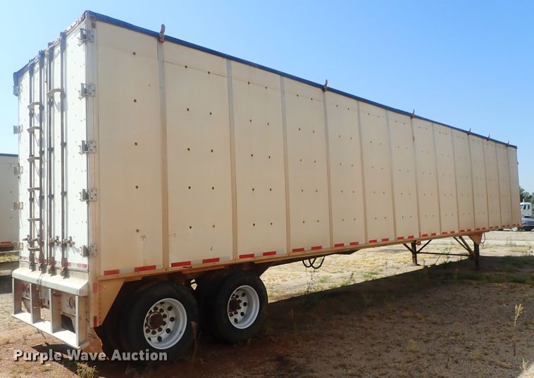 image for item DC1454 2002 Guthrie Wilkens GWFT50 walking floor trailer