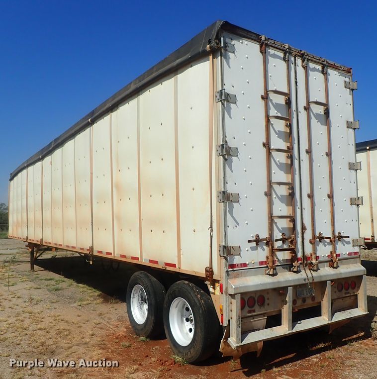 image for item DC1454 2002 Guthrie Wilkens GWFT50 walking floor trailer