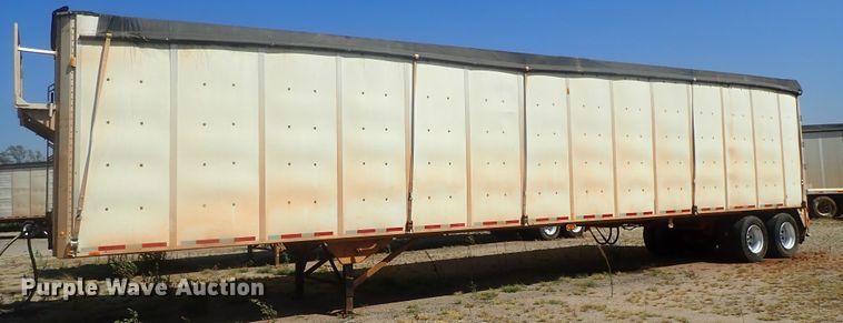 image for item DC1454 2002 Guthrie Wilkens GWFT50 walking floor trailer