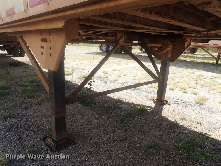 image for item DC1454 2002 Guthrie Wilkens GWFT50 walking floor trailer