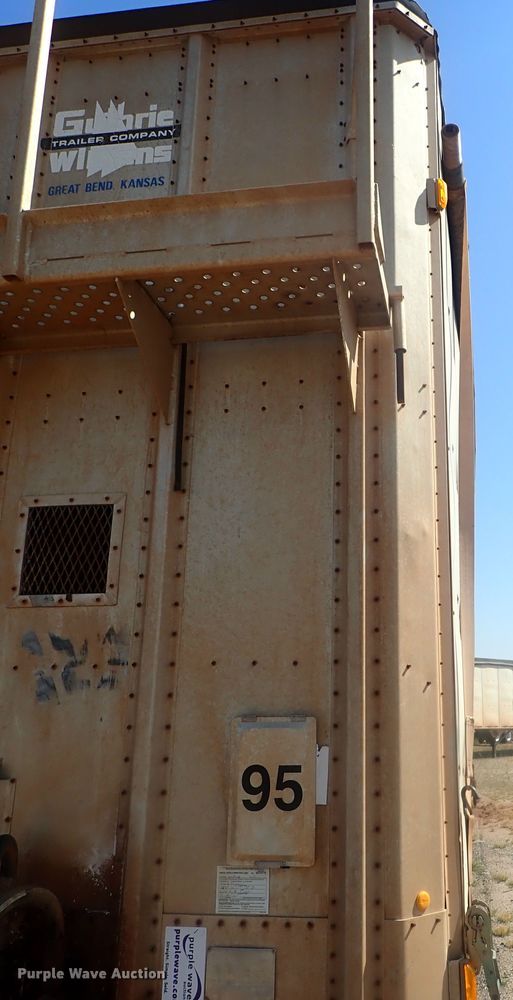 image for item DC1454 2002 Guthrie Wilkens GWFT50 walking floor trailer