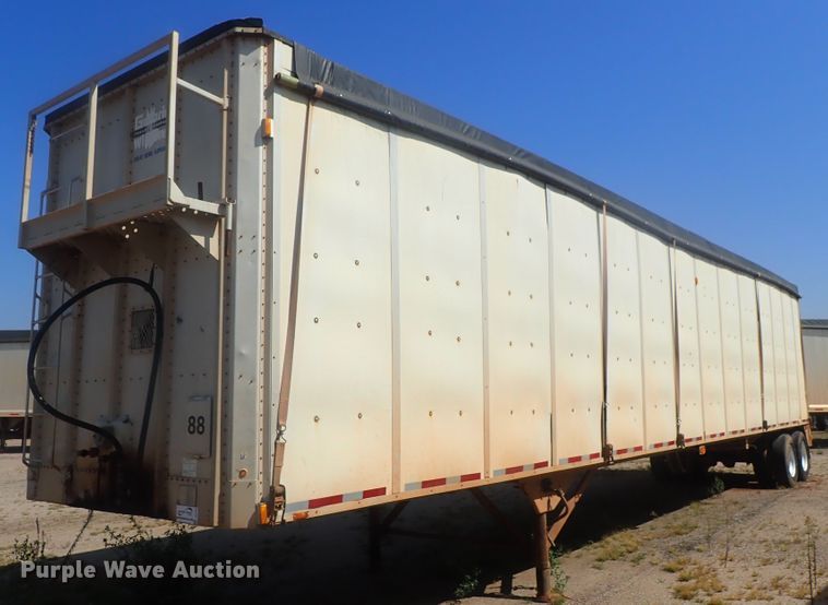 image for item DC1455 2002 Guthrie Wilkens GWFT50 walking floor trailer
