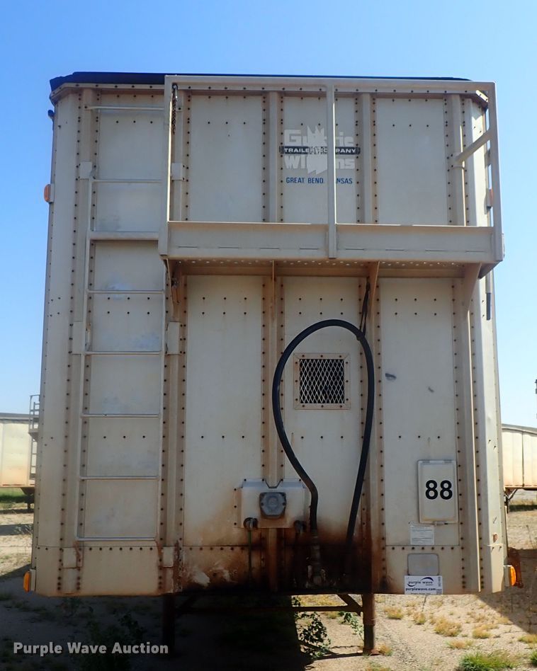 image for item DC1455 2002 Guthrie Wilkens GWFT50 walking floor trailer