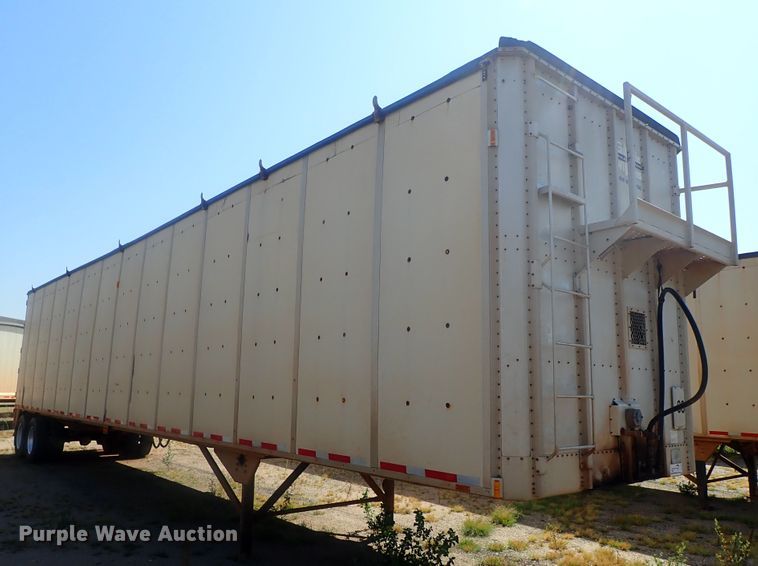 image for item DC1455 2002 Guthrie Wilkens GWFT50 walking floor trailer