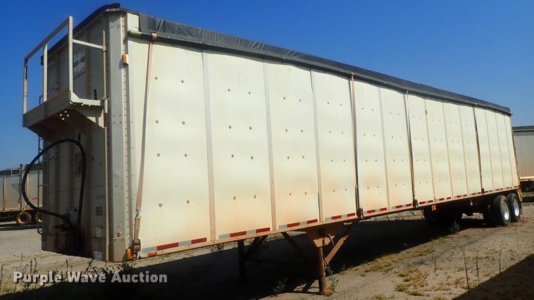 image for item DC1455 2002 Guthrie Wilkens GWFT50 walking floor trailer