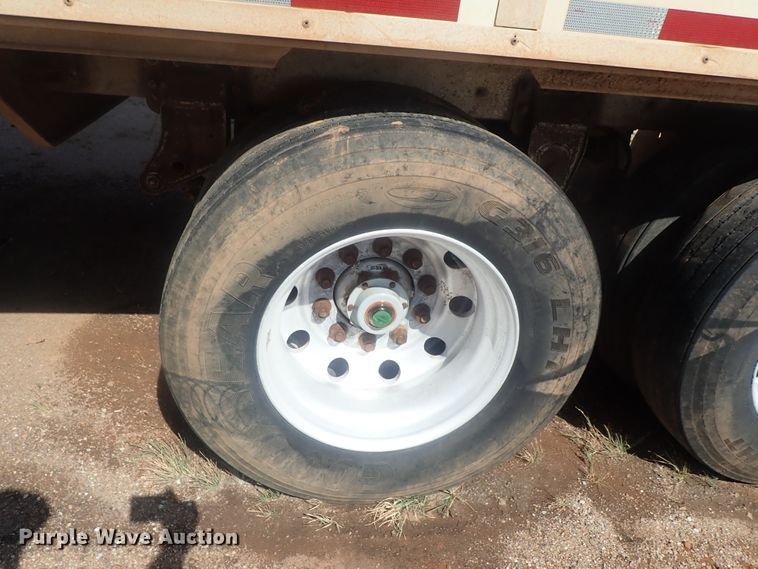 image for item DC1455 2002 Guthrie Wilkens GWFT50 walking floor trailer