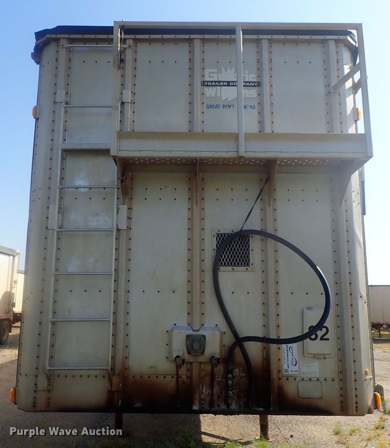 image for item DC1456 2002 Guthrie Wilkens GWFT50 walking floor trailer