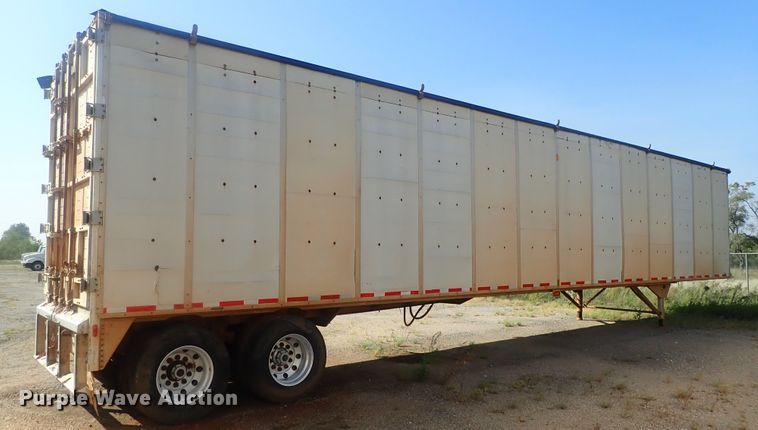 image for item DC1456 2002 Guthrie Wilkens GWFT50 walking floor trailer